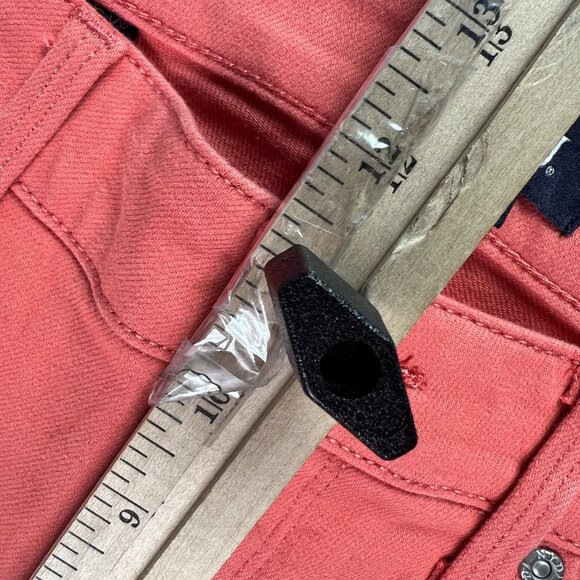 Not Your Daughters Jeans Women's 34x26* Billie Mini Boot Cut Orange Denim Tag 10 - Picture 15 of 16